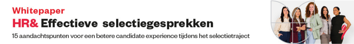 Banner van Compagnon whitepaper effectieve selectiegesprekken